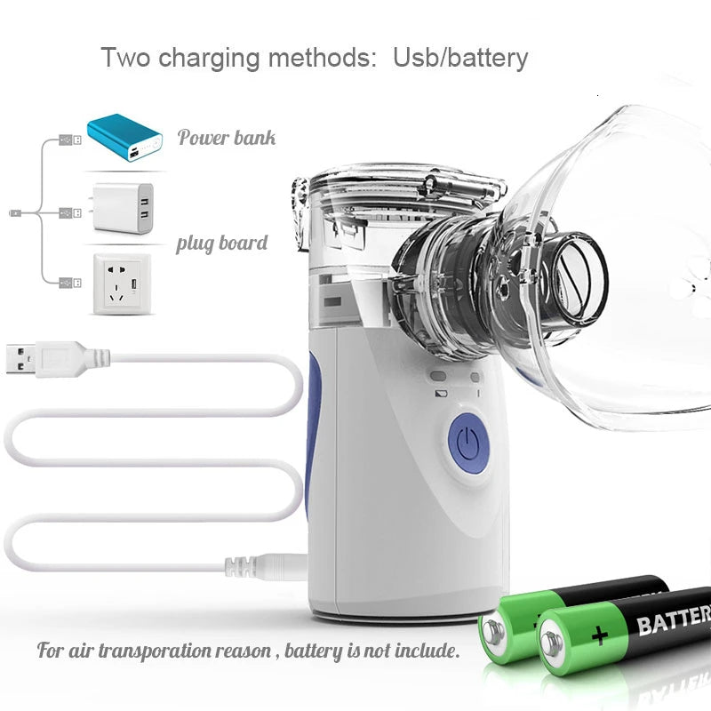 Maquina Nebulizadora Inhalador Portatil