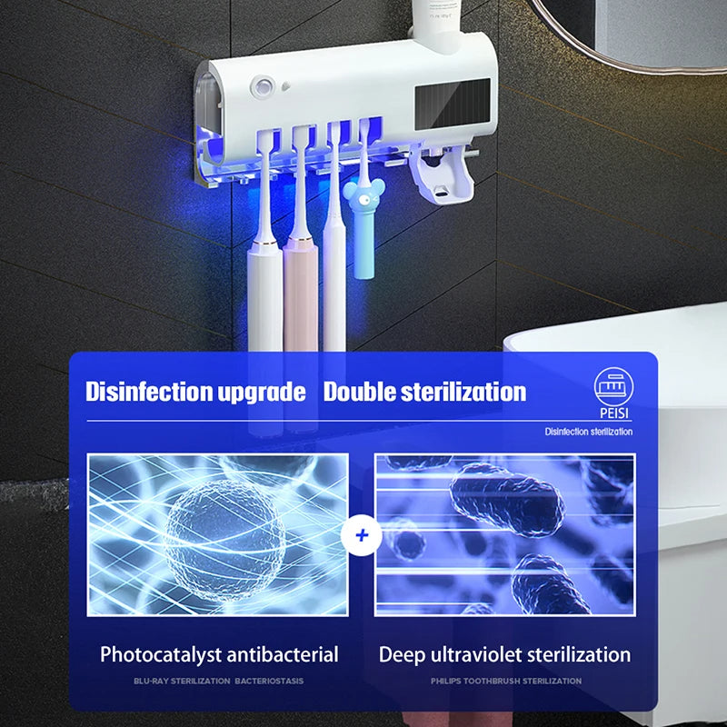 Dispensador Crema Dental+ Soporte Esteril