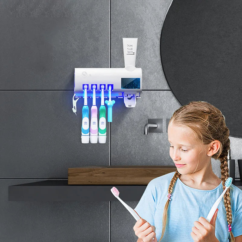 Dispensador Crema Dental+ Soporte Esteril