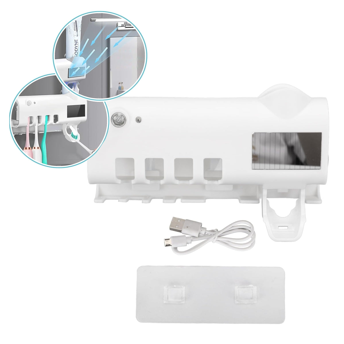 Dispensador Crema Dental+ Soporte Esteril